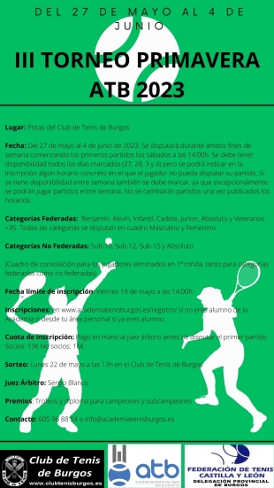III TORNEO PRIMAVERA ATB 2023