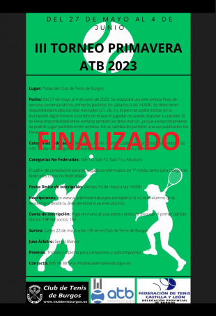 Termina con éxito el “III TORNEO PRIMAVERA ATB 2023”