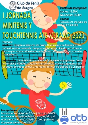 I Jornada Minitenis y Touchtennis ATB Verano 2023