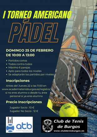 I TORNEO AMERICANO DE PÁDEL