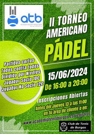 II TORNEO AMERICANO DE PÁDEL
