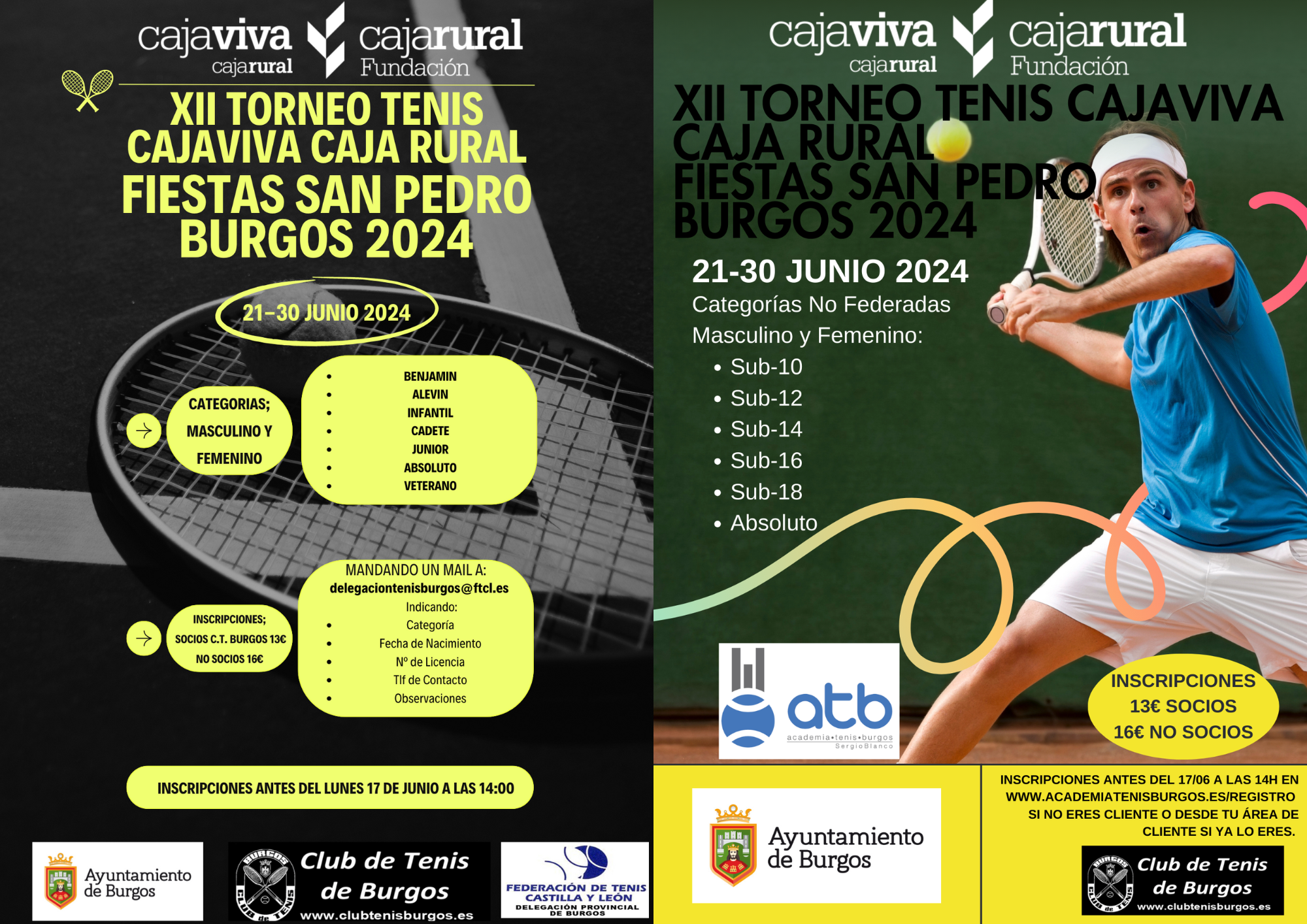 XII Torneo Tenis Cajaviva Caja Rural Fiestas San Pedro 2024