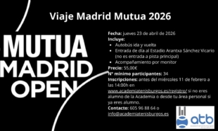 Viaje organizado al Madrid Mutua Open 2026
