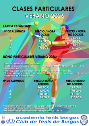 Clases particulares verano 2026